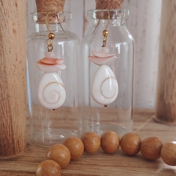 Jewelry - Shiva Eye Shell Earrings